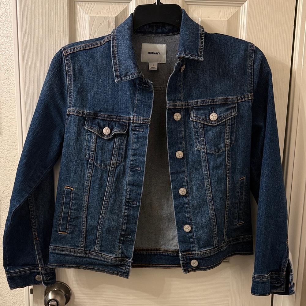 Old Navy Dark Blue Jean Jacket